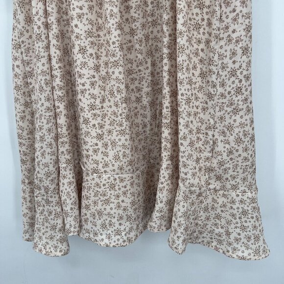 Altar'd State Women's Faux Wrapped Dress Taupe/Brown Size L NWT - Picture 6 of 9